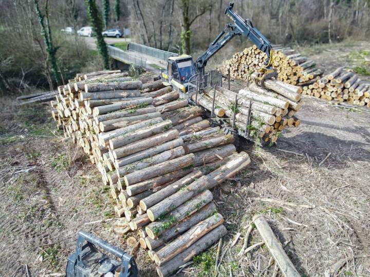 Bois de chauffage à Villette-de-Vienne
