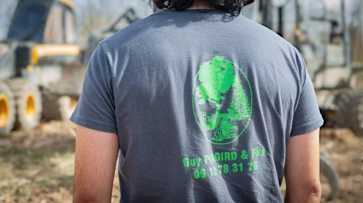 Exploitation forestière Villette-de-Vienne