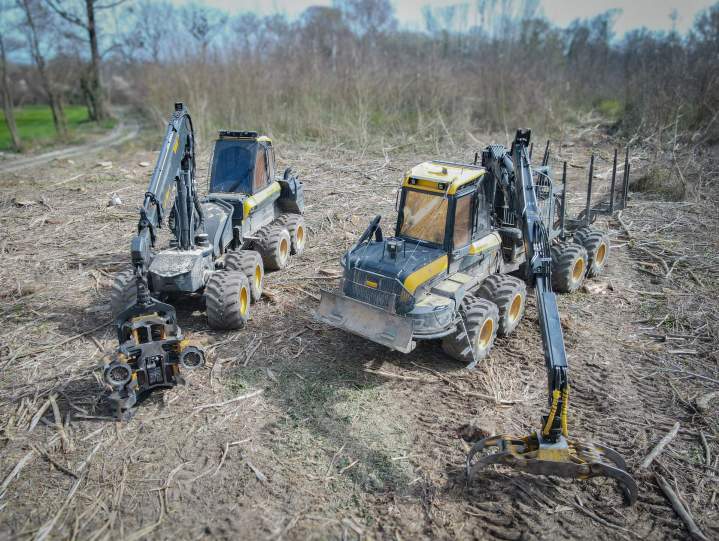 Exploitation forestière Villette-de-Vienne